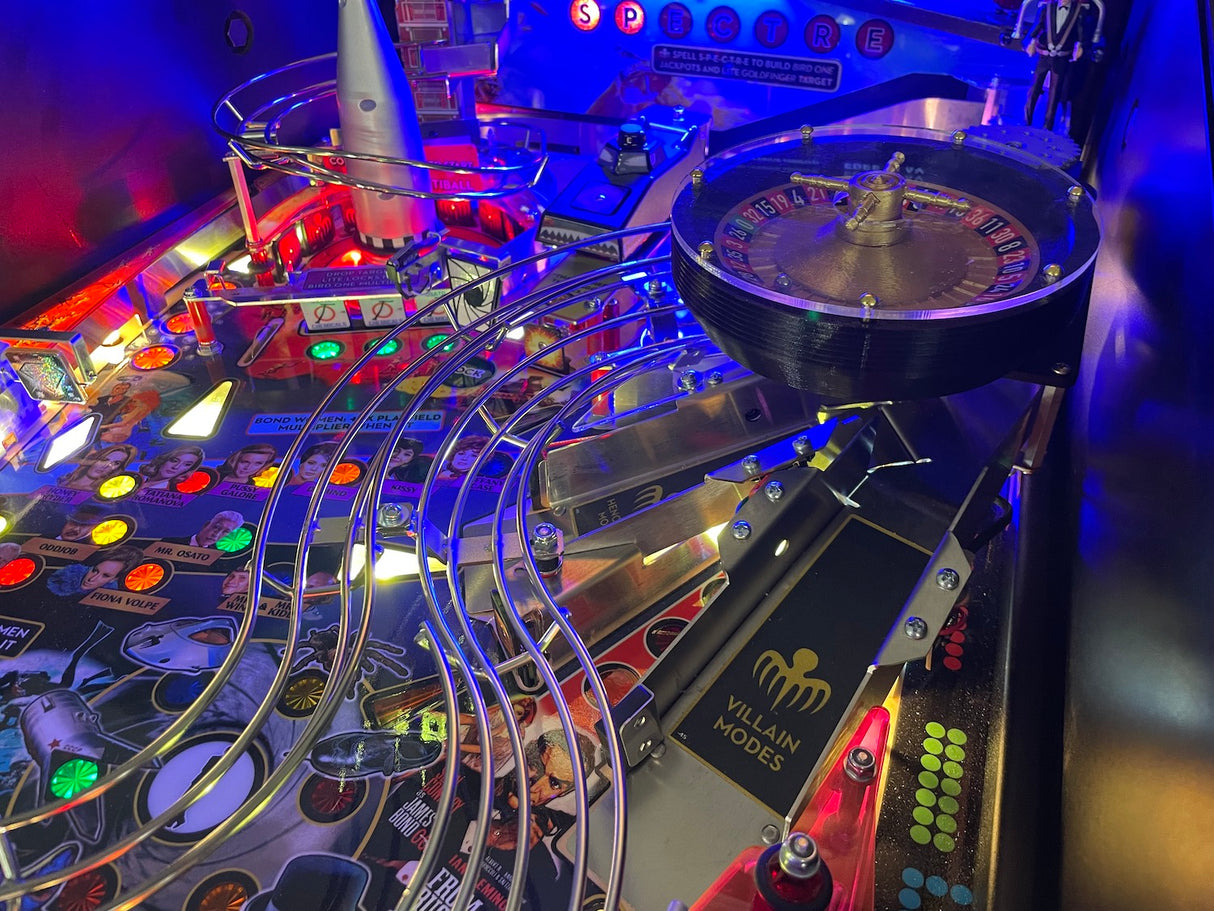 James Bond 007 Pinball Spinning Roulette Wheel