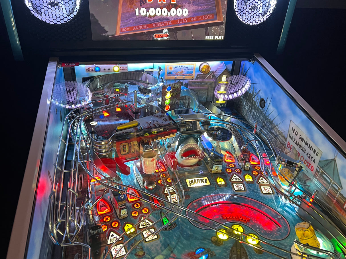 Jaws Pinball Backboard Illumination
