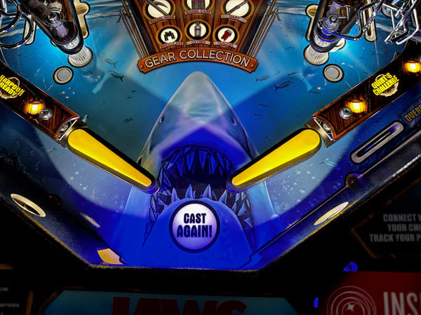 Jaws pinball machine playfield