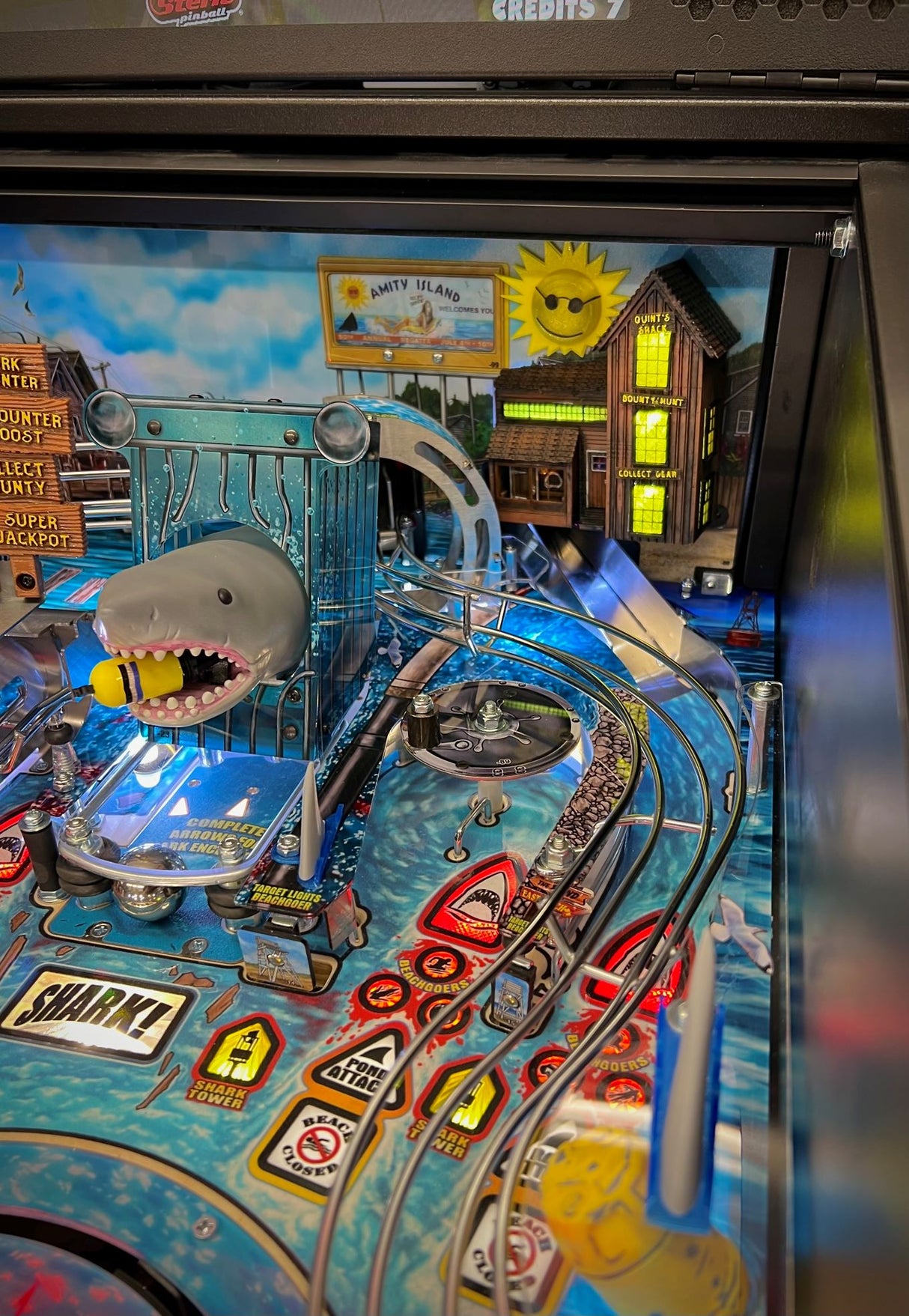 Jaws Pinball Quint's Shack- Pro