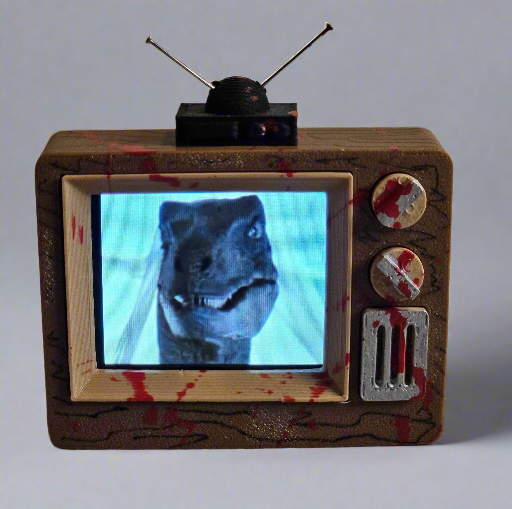 Jurassic Park Pinball TV Video Display