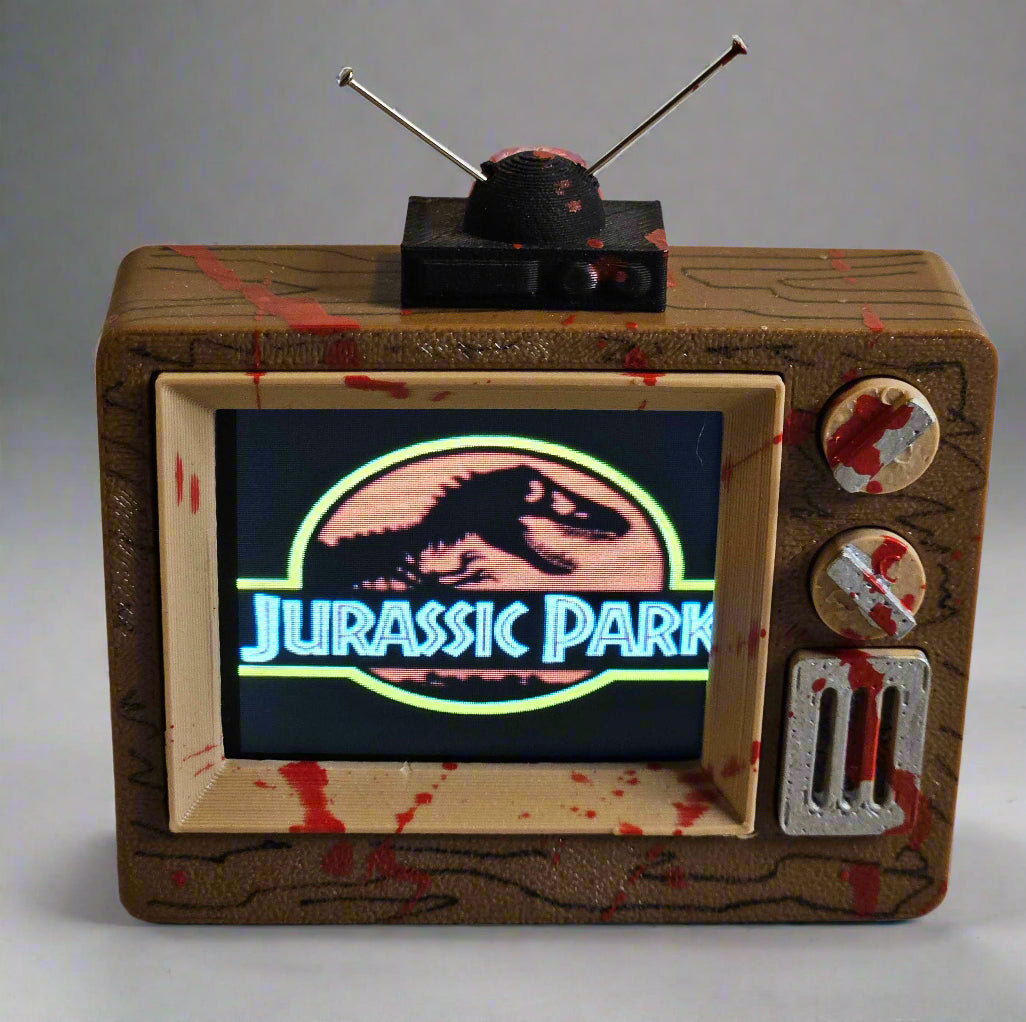 Jurassic Park Pinball TV Video Display