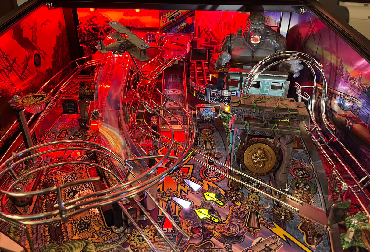 King Kong Pinball Backboard Illumination