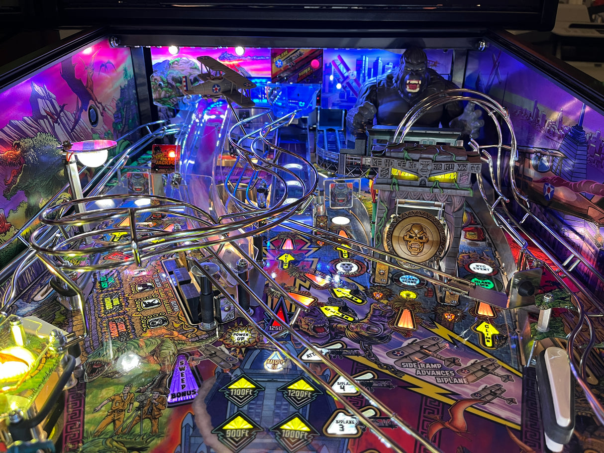King Kong Pinball Backboard Illumination