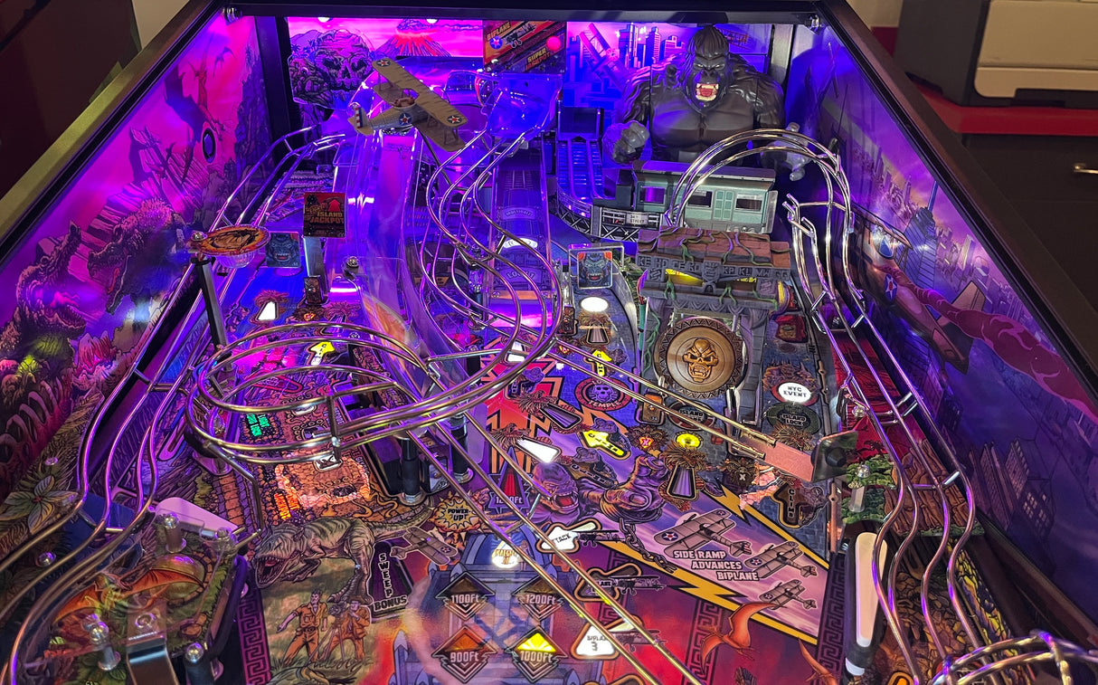 King Kong Pinball Backboard Illumination