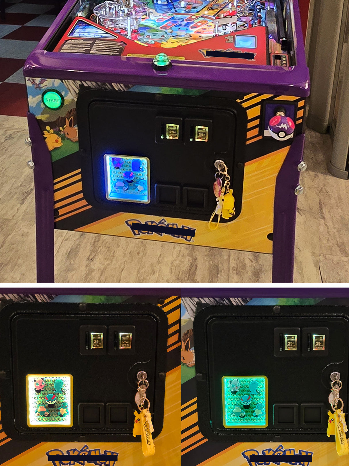 Stern Coin Door Charm Display