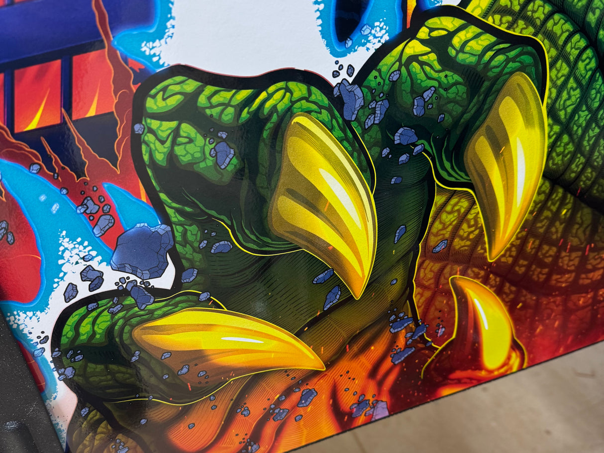 Godzilla Pinball Magna Grab Shooter Rod and Plate