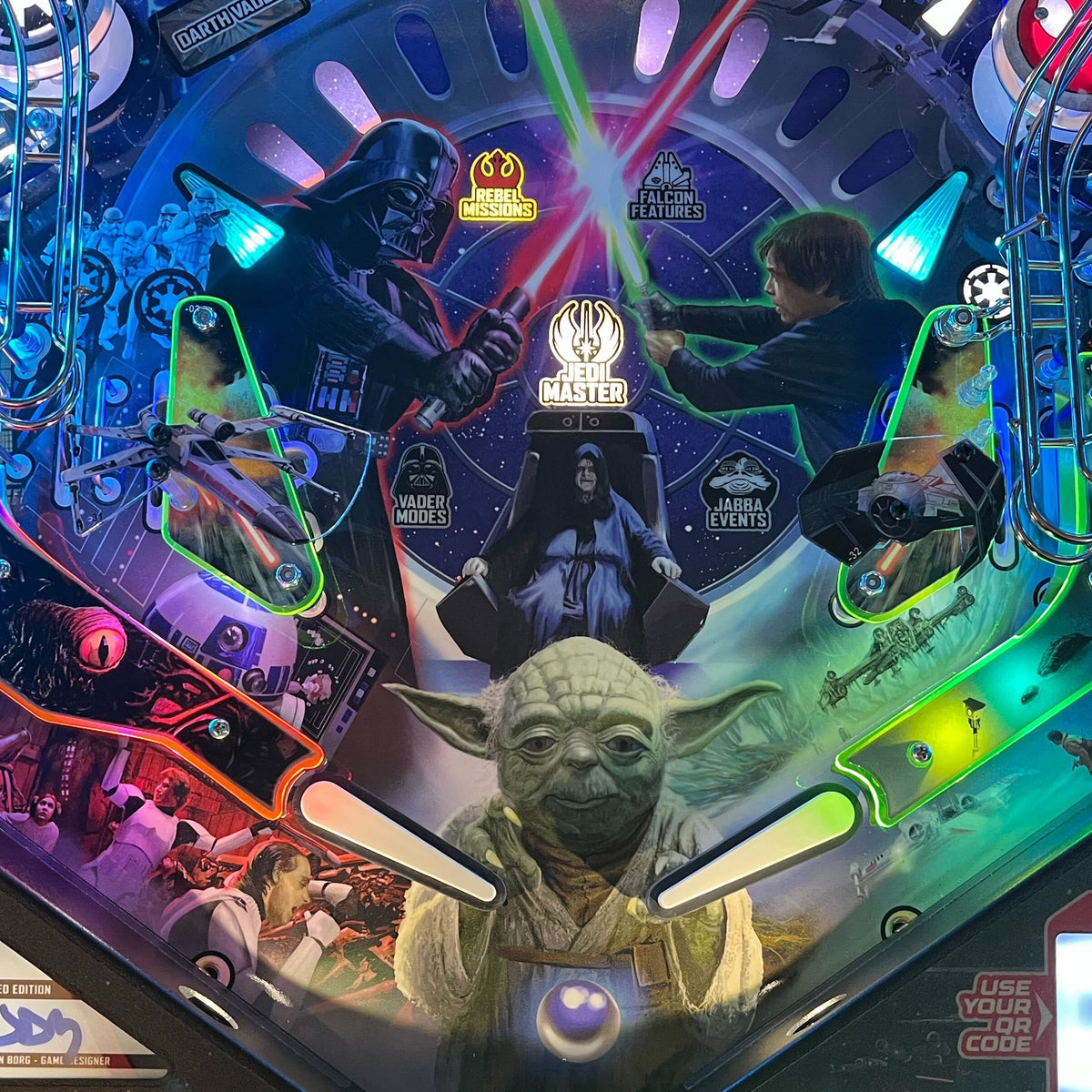Star Wars Fall of the Empire Pinball Plastic Protectors Mezel
