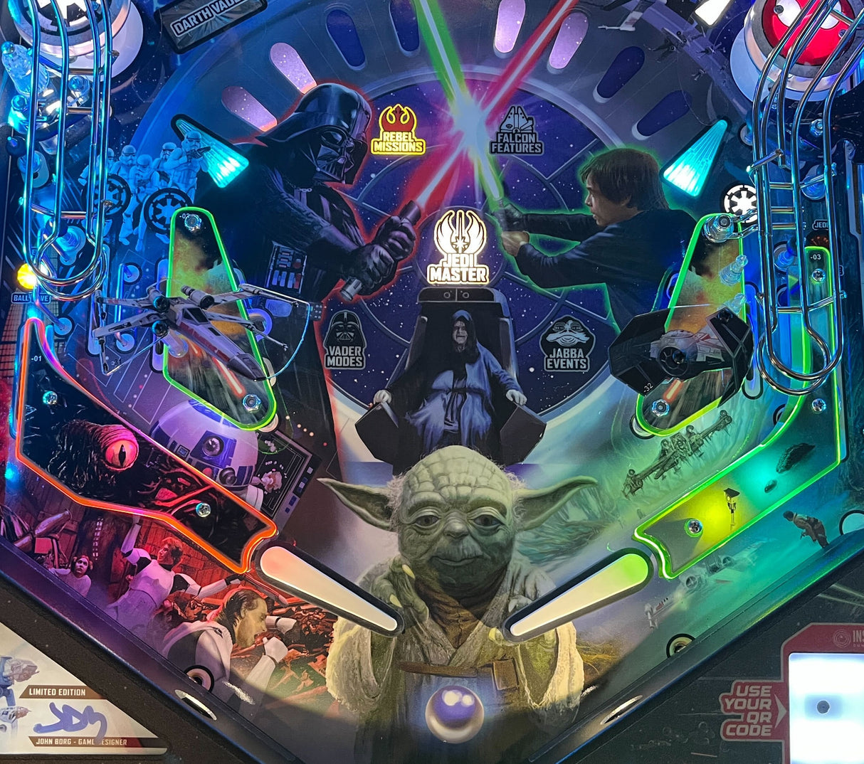 Star Wars Fall of the Empire Pinball Plastic Protectors