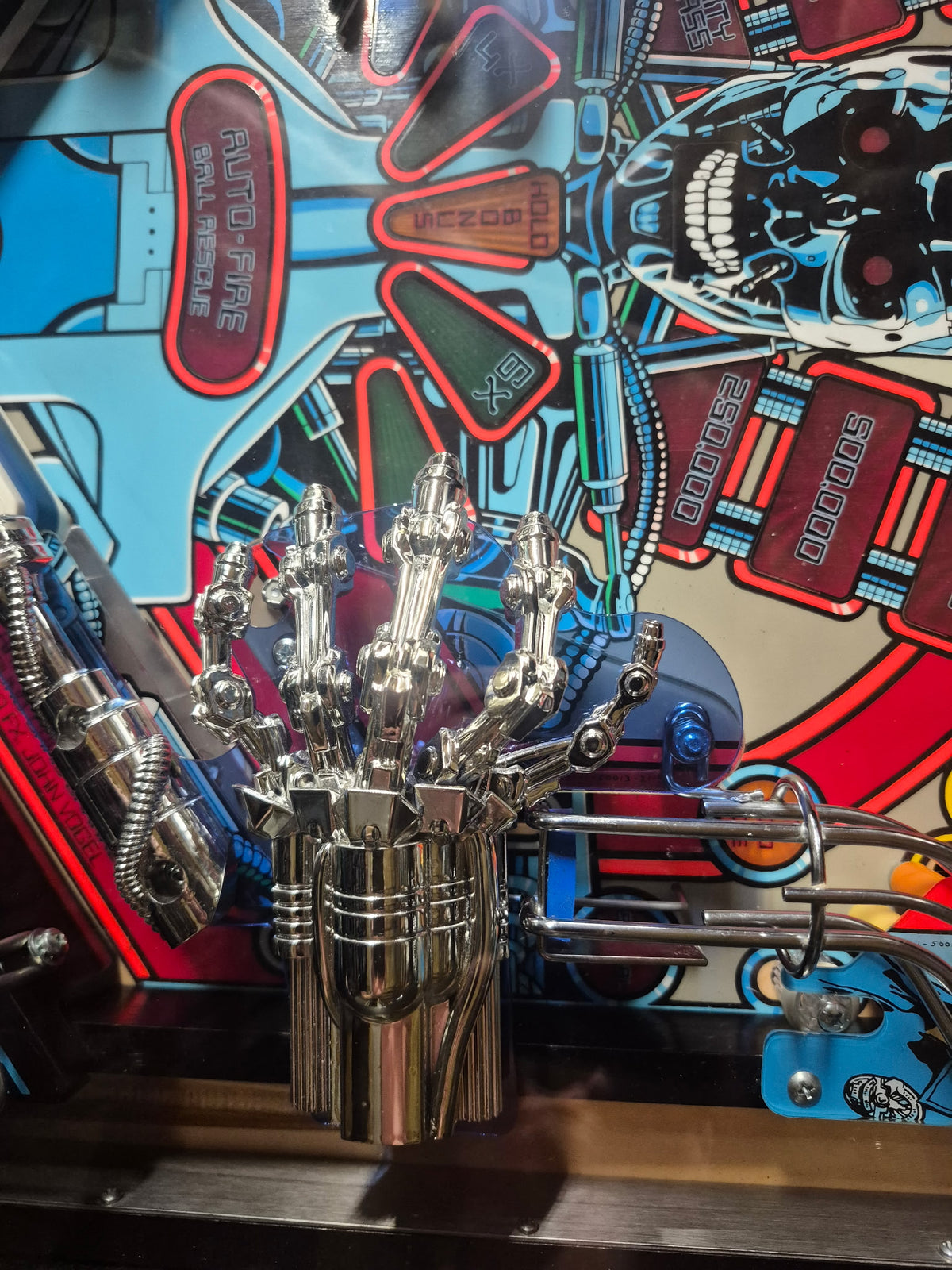 Terminator 2 Pinball 3D Chrome Hand & Piston Upgrade
