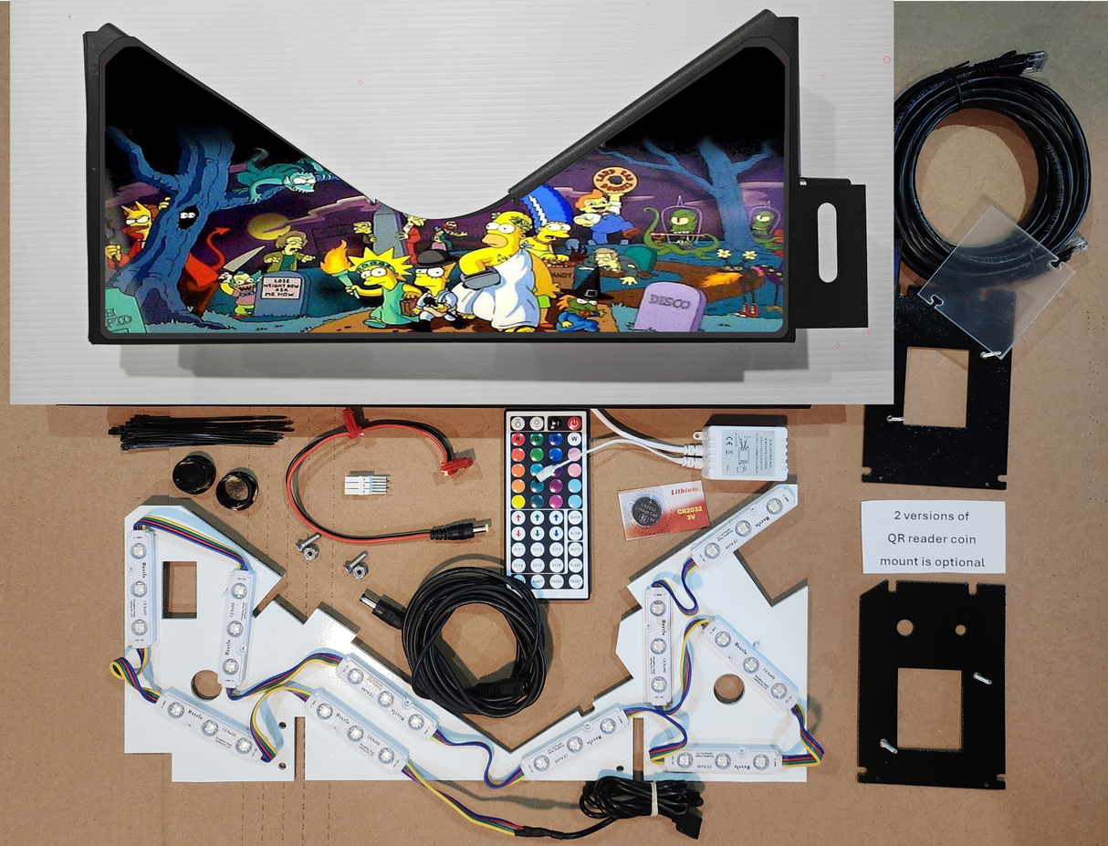 Simpsons Pinball Party Lighted Apron