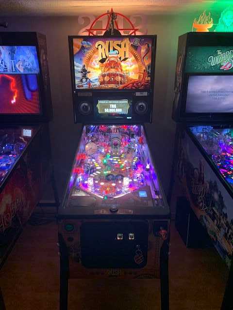 Rush Pinball Silhouette Topper