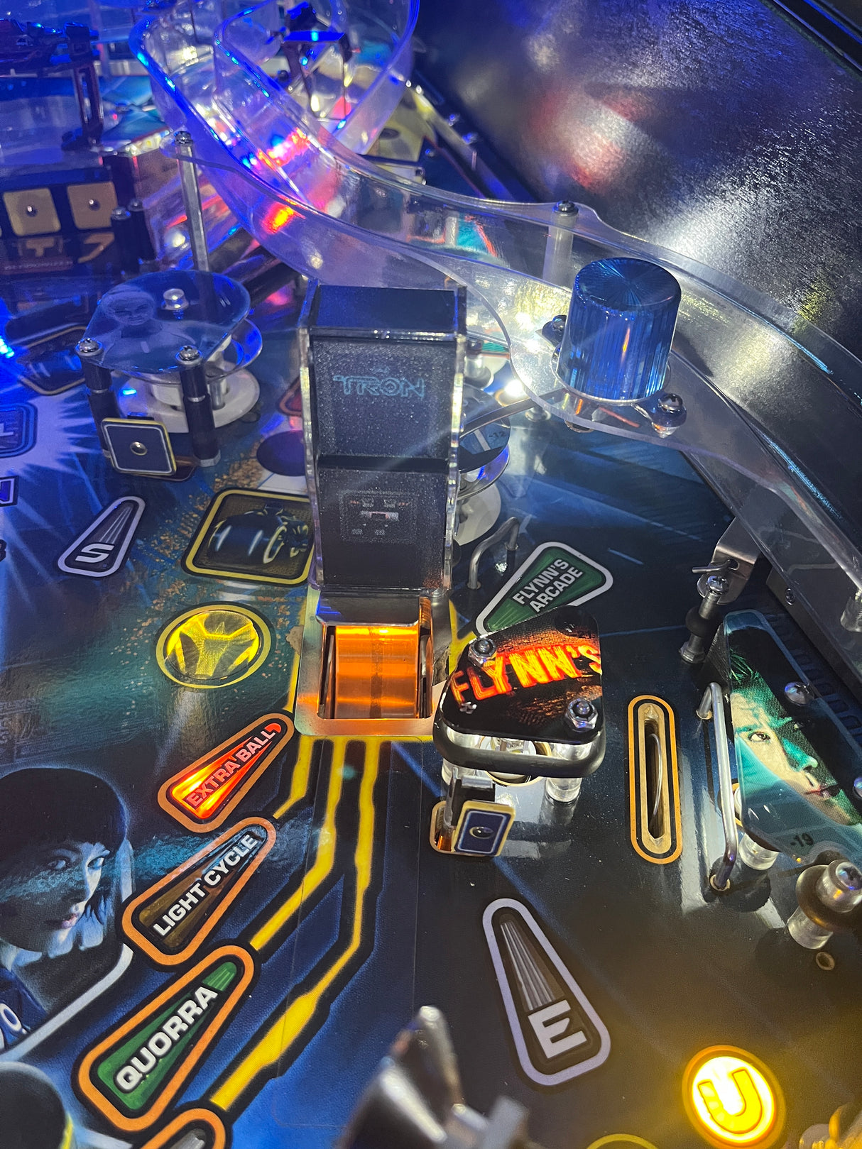 Tron Pinball Scoop Illumination