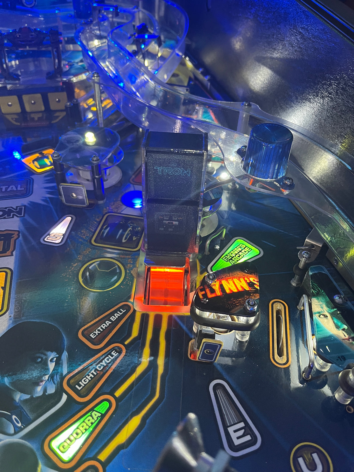 Tron Pinball Scoop Illumination