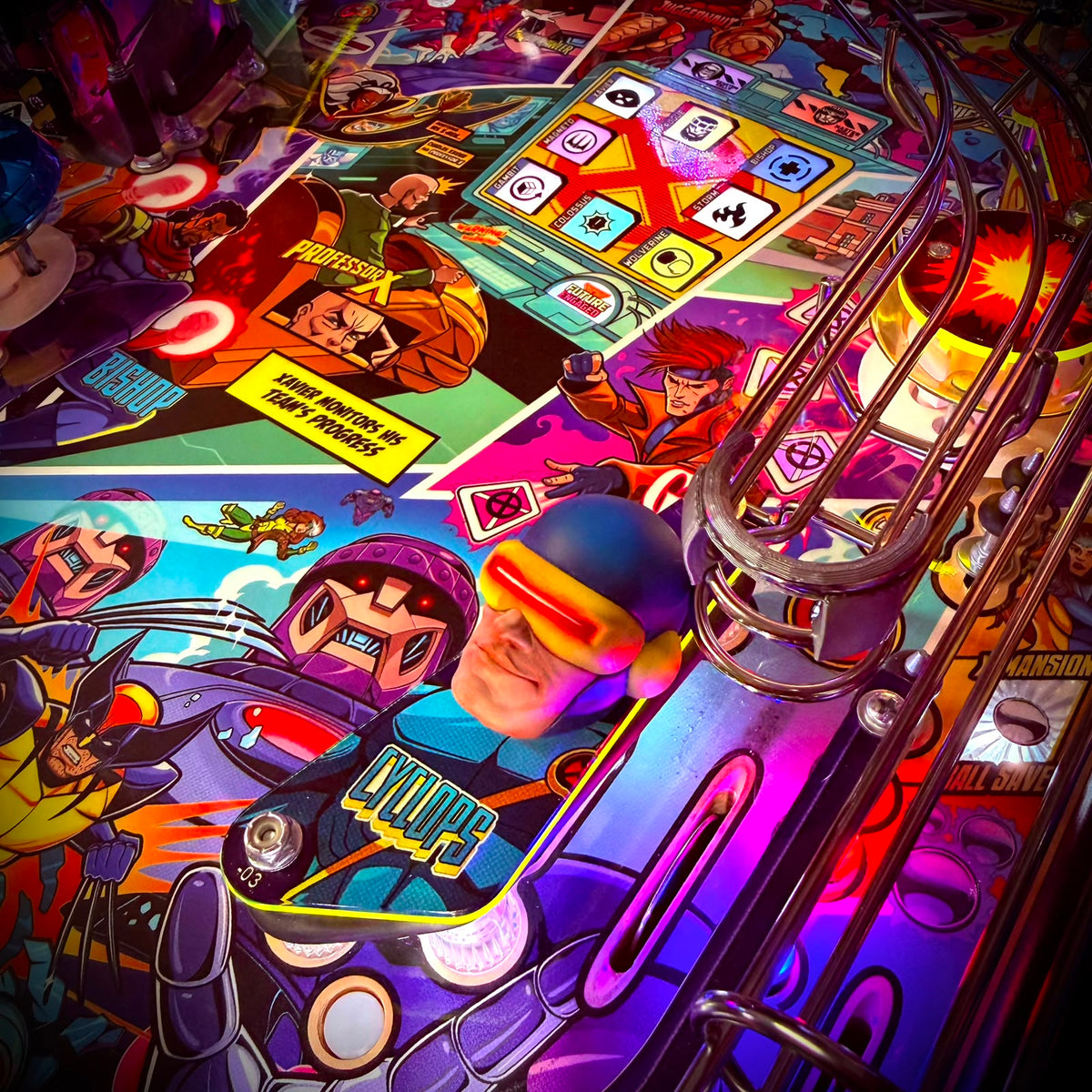Uncanny X-Men Pinball 3D Slingshot Mod