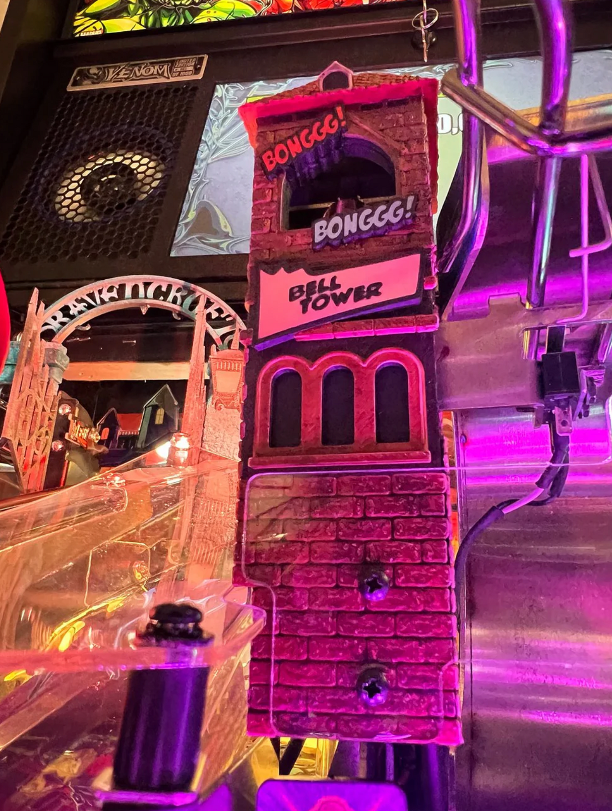 Venom Pinball Bell Tower