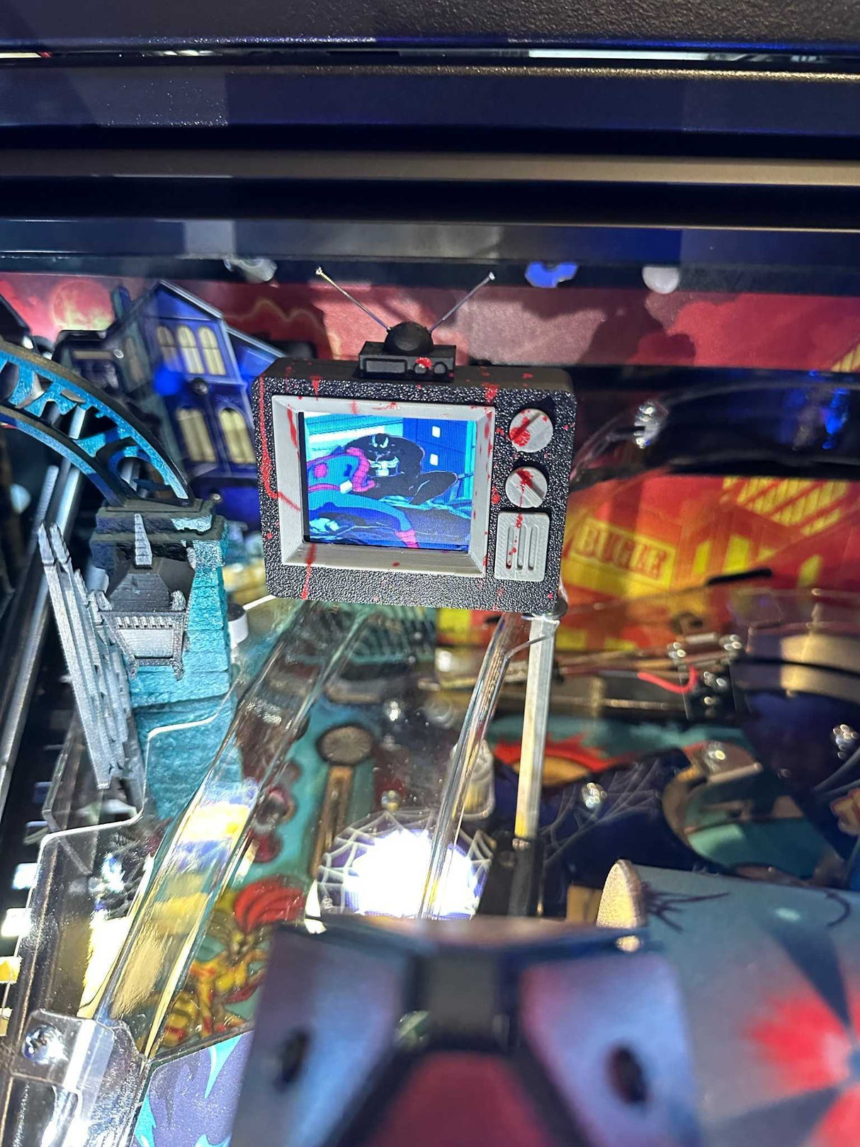 Venom Pinball TV Video Display