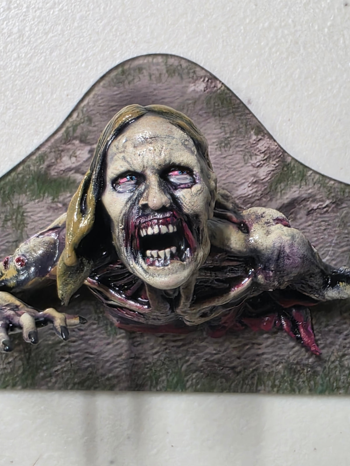Walking Dead Remastered Bicycle Girl 3D Sign