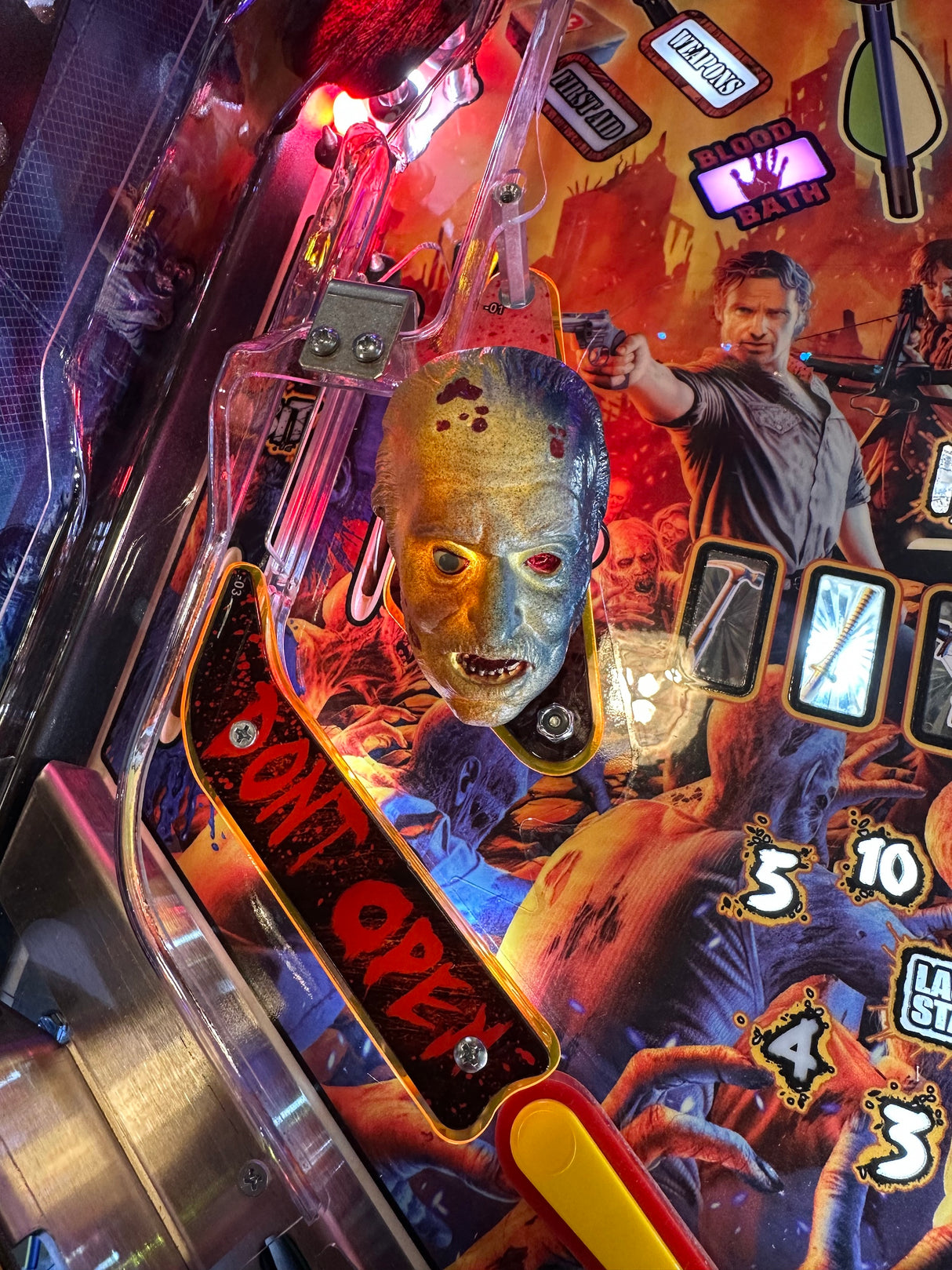 The Walking Dead Remastered Pinball Plastic Protectors