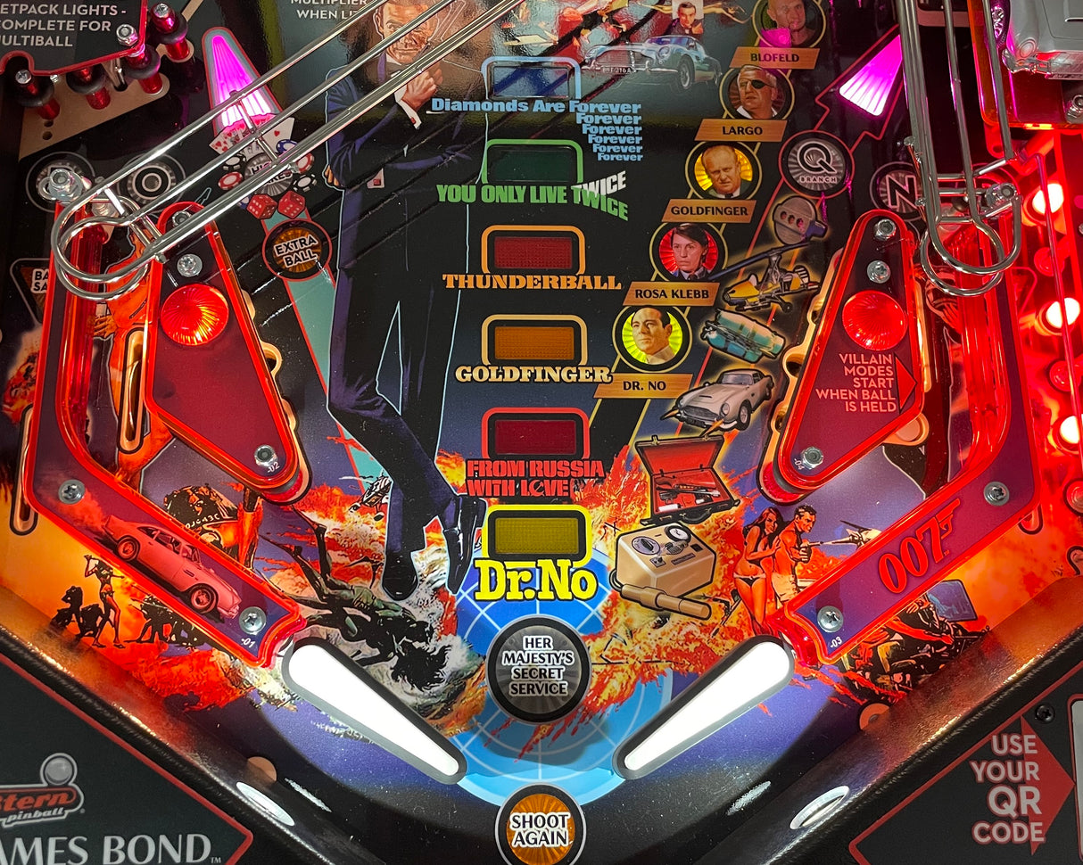 007 Pinball Plastic Protectors