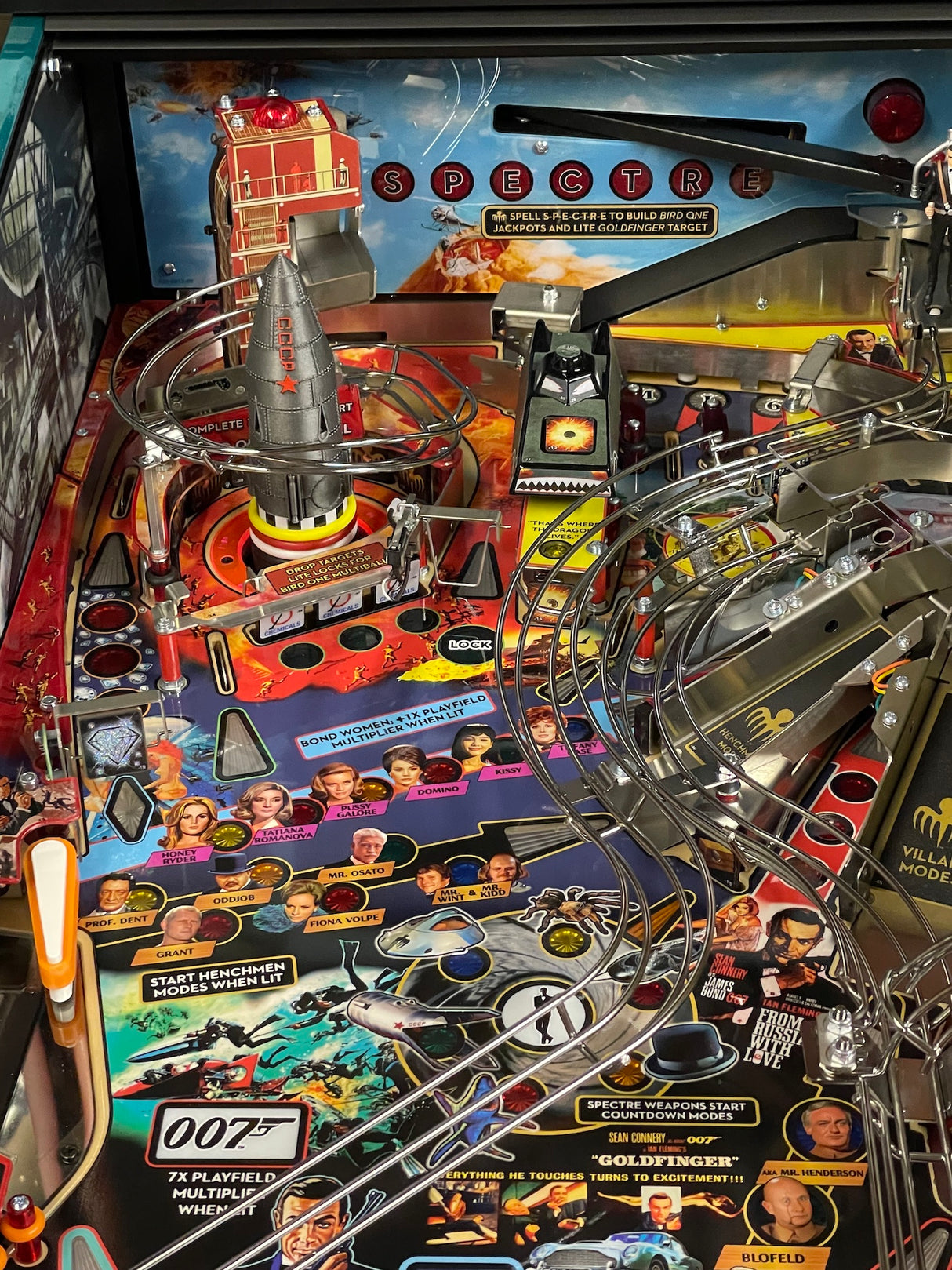 007 James Bond Pinball Rocket Upgrade