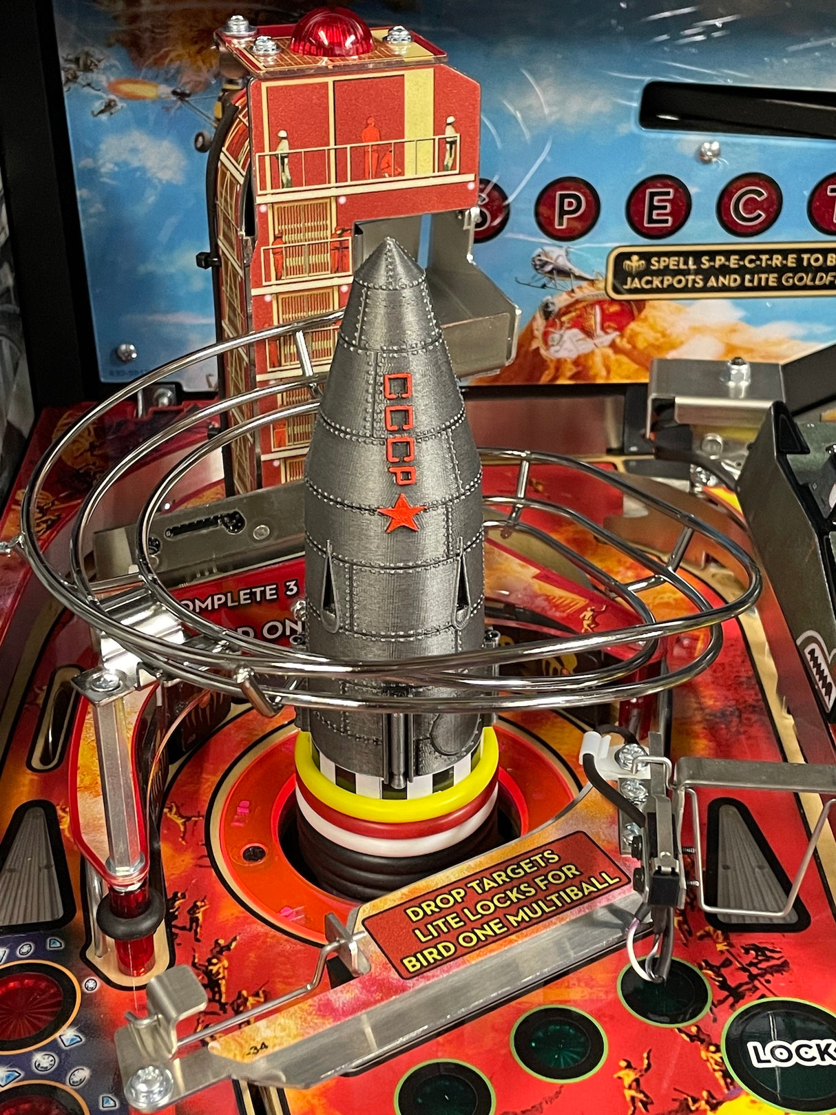 007 James Bond Pinball Rocket Upgrade