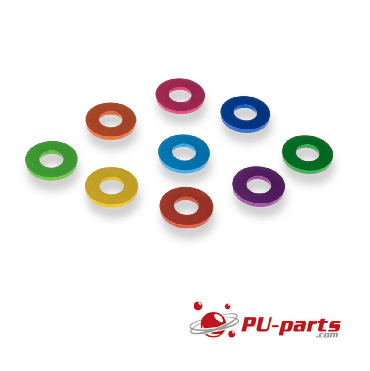 #10 Colored Anodized Washers