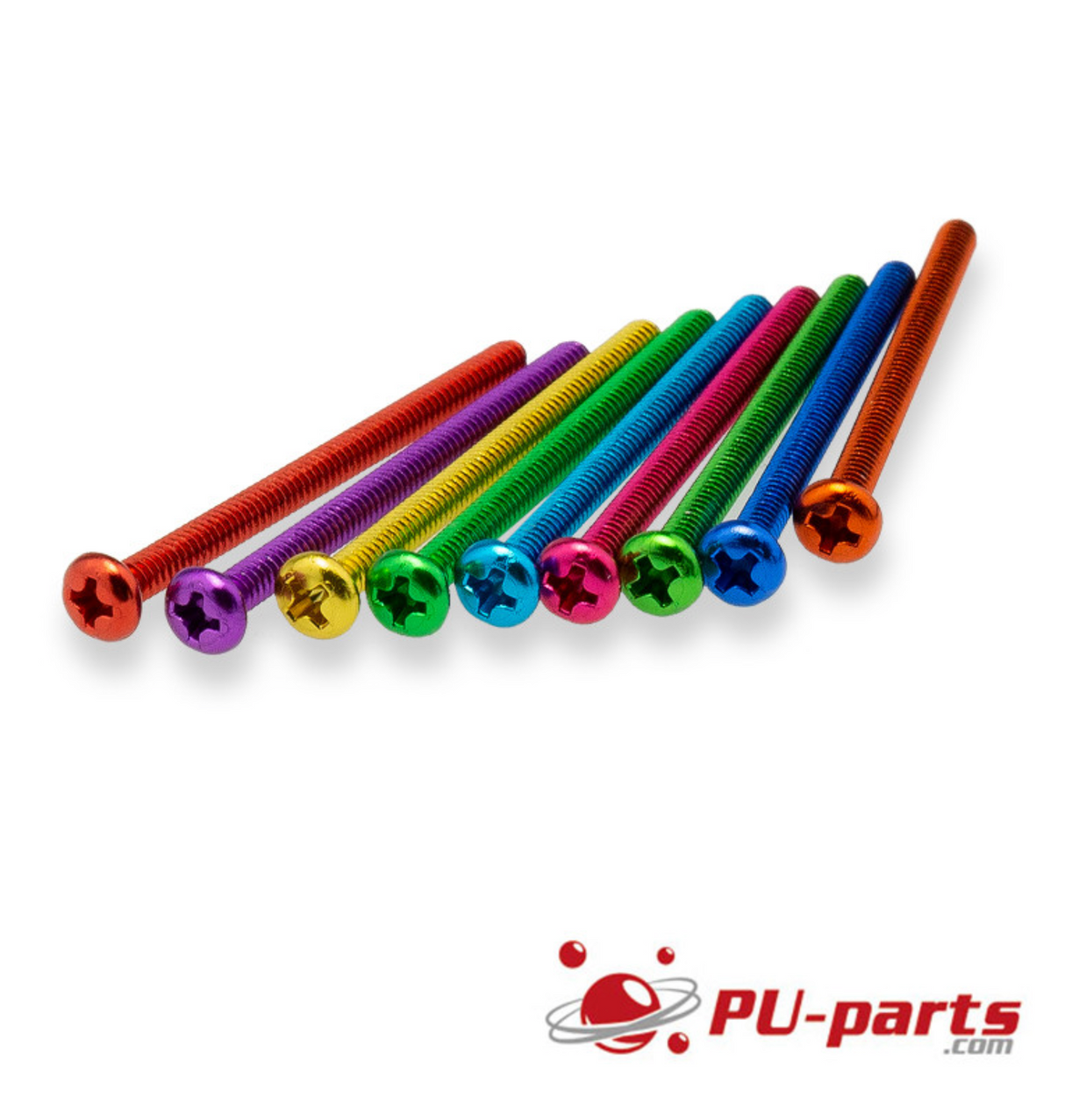 #6-32 x 2" Colored Anodized Pan Head Machine Screw