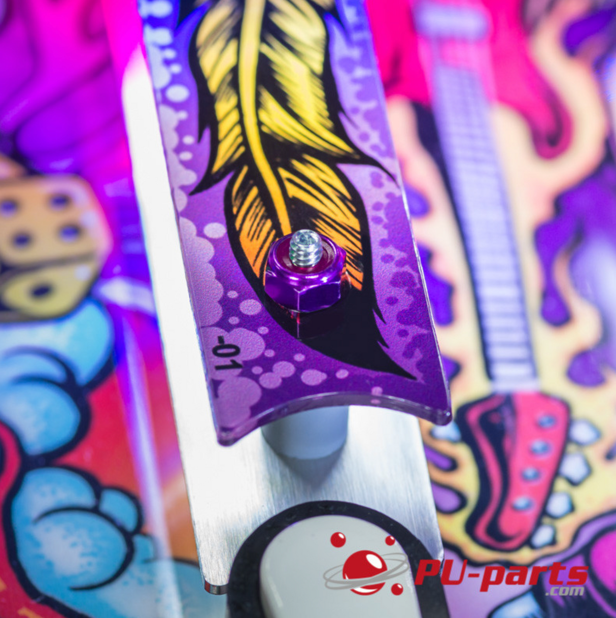 #6-32 Colored Anodized Lock Nut