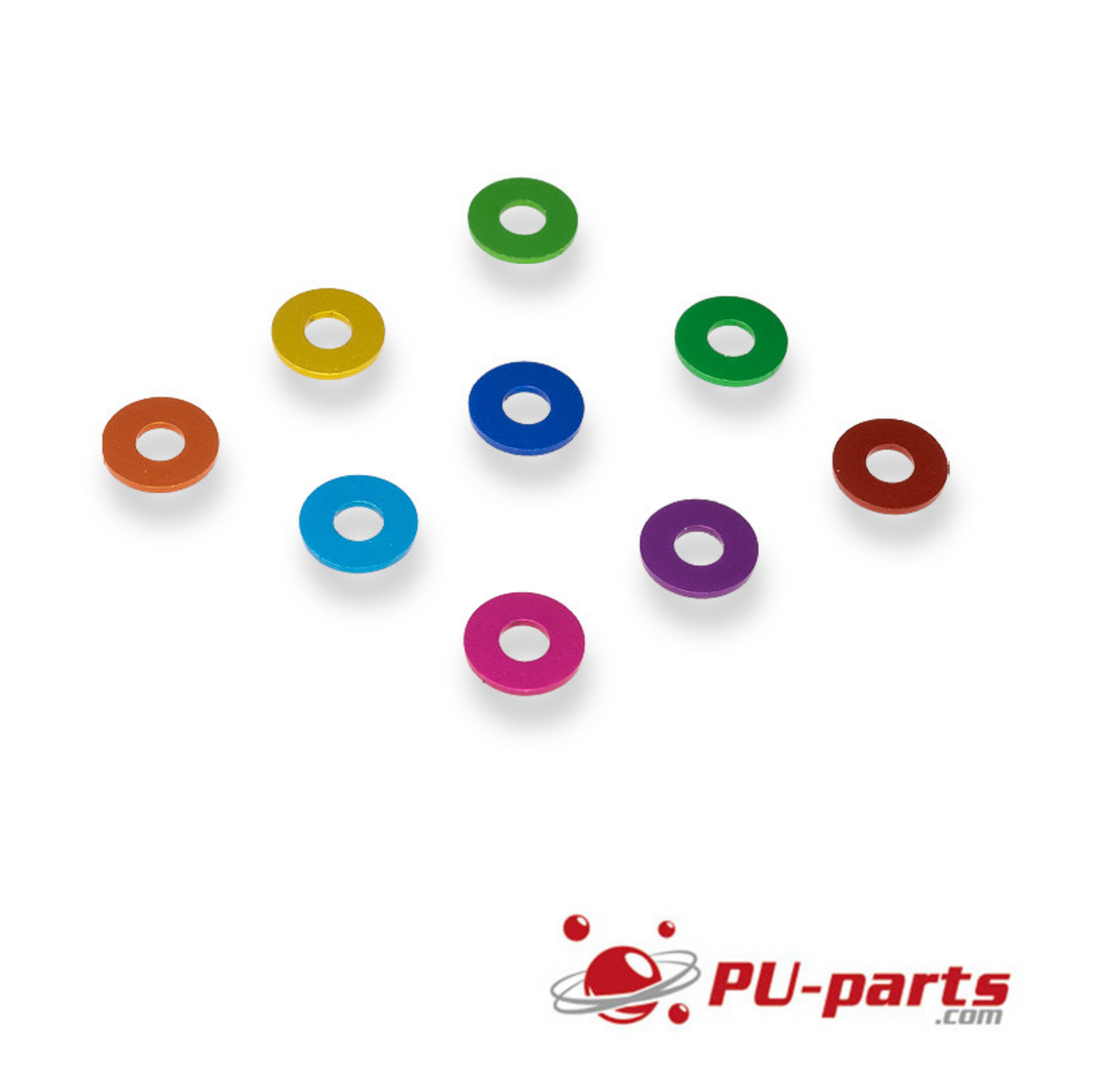 #6 Colored Anodized Washers