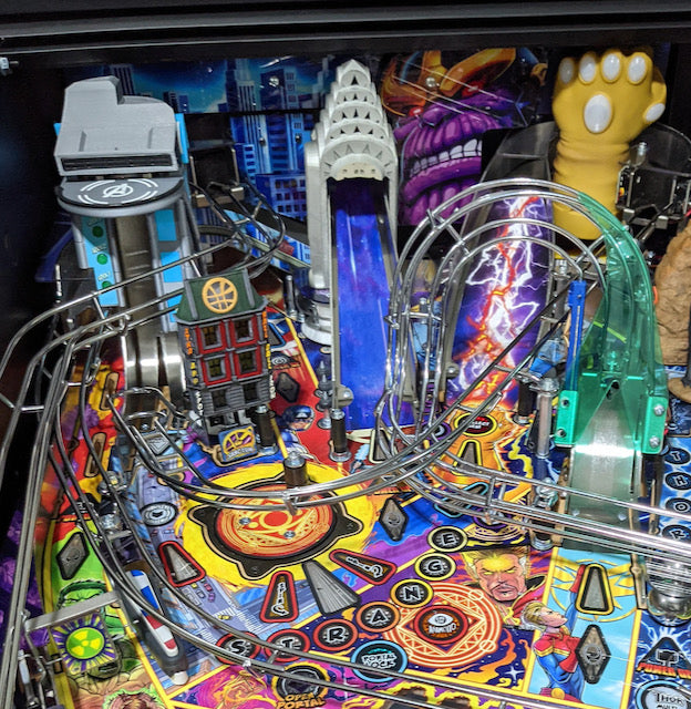 Avengers Infinity Quest Pinball Colored Ramp Plastic