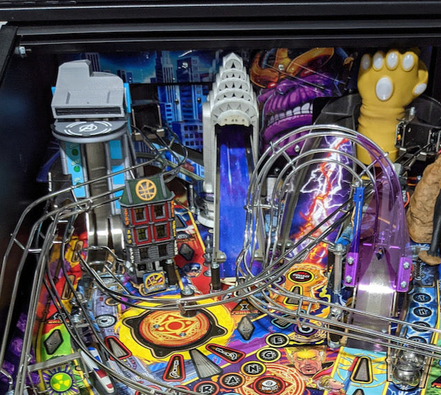 Avengers Infinity Quest Pinball Colored Ramp Plastic