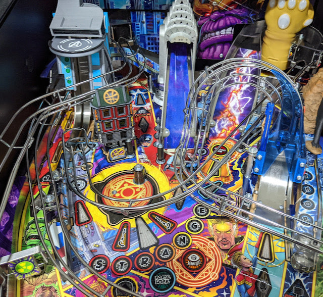 Avengers Infinity Quest Pinball Colored Ramp Plastic