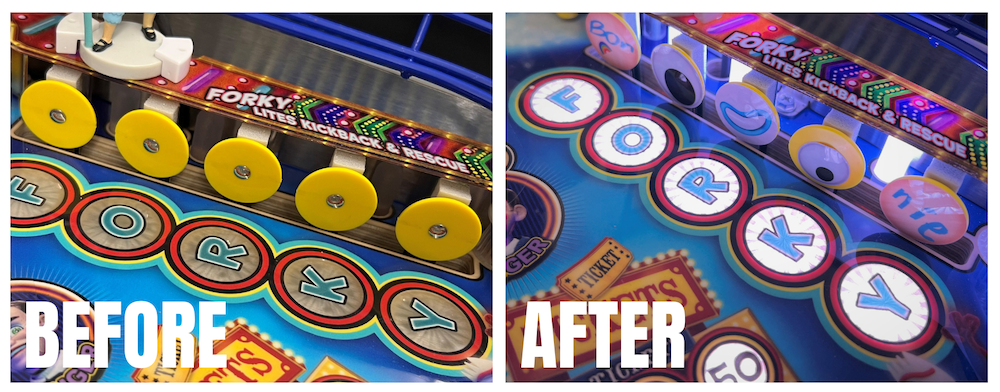 Toy Story 4 Pinball Forky Decals