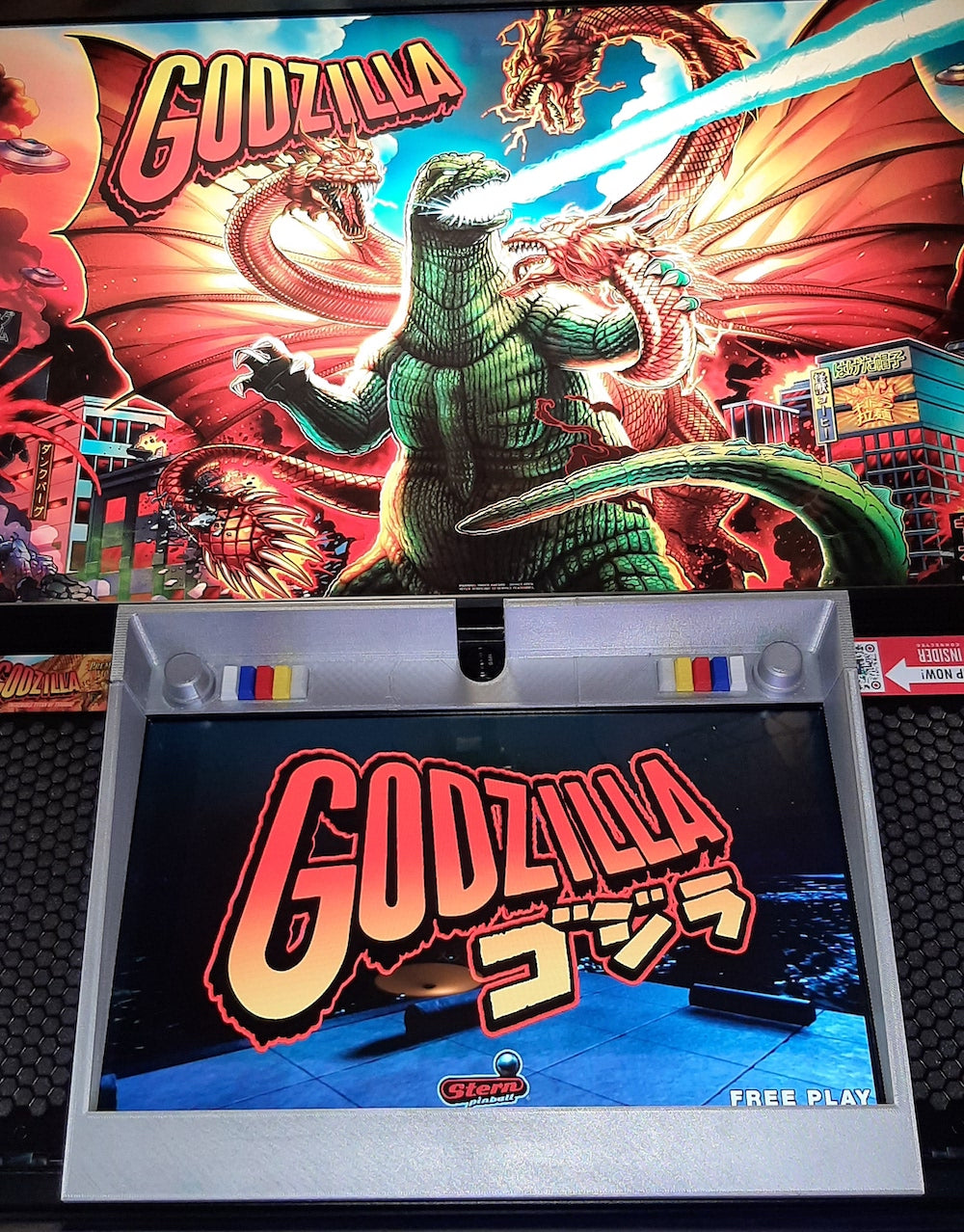 Godzilla Pinball Alien Console