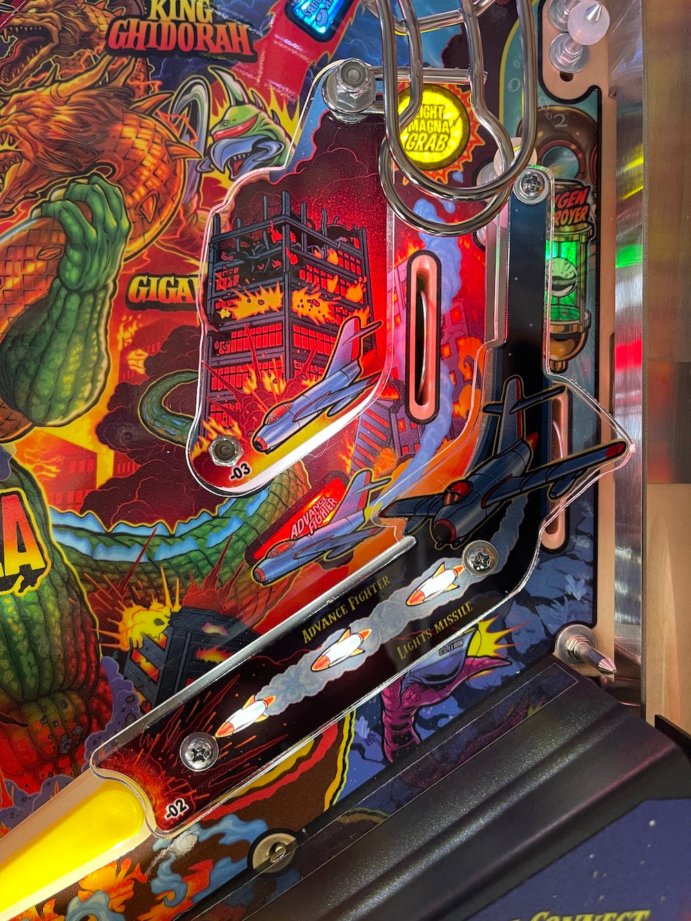 Godzilla Pinball Plastic Protector Set