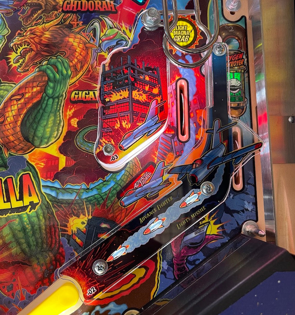 Godzilla Pinball Plastic Protector Set