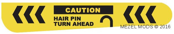 The Getaway Pinball Hair Pin Turn Decal - Mezel Mods
- 2