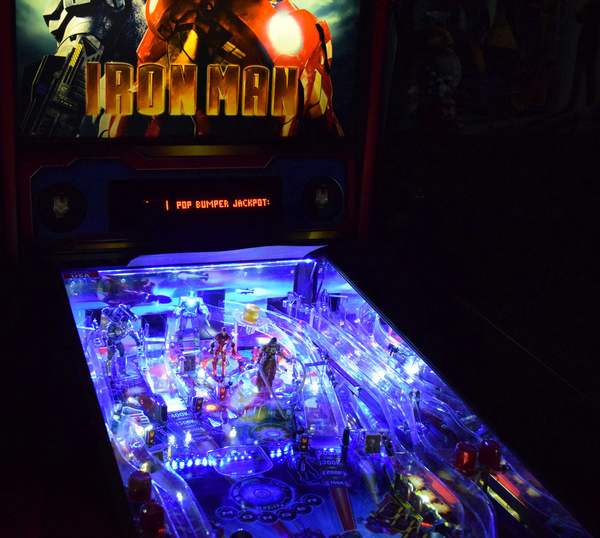 Iron Man Pinball Interactive Back Board LED Kit - Mezel Mods
- 2