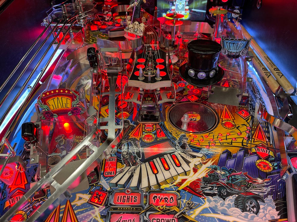 Guns N' Roses Pinball Ramp Sign Set