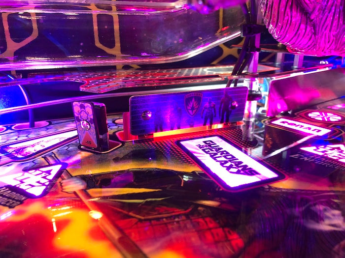 Guardians of the Galaxy Pinball Target Illumination