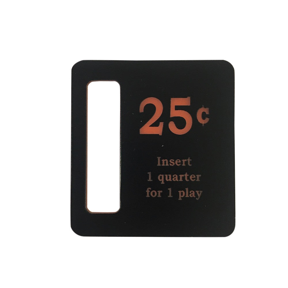 Pinball Price Plate- Bally