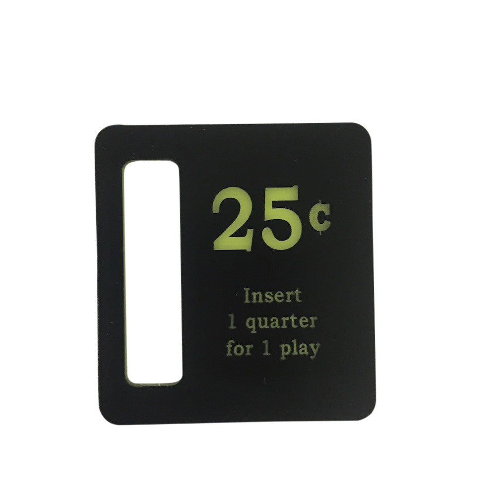 Pinball Price Plate- Bally