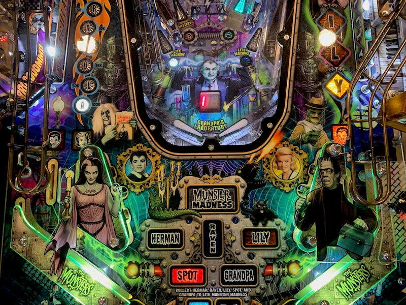 The Munsters Pinball Plastic Protectors