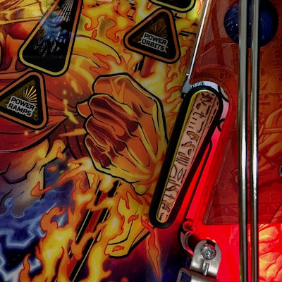 Iron Maiden Pinball Hieroglyphs Flipper Bat Toppers