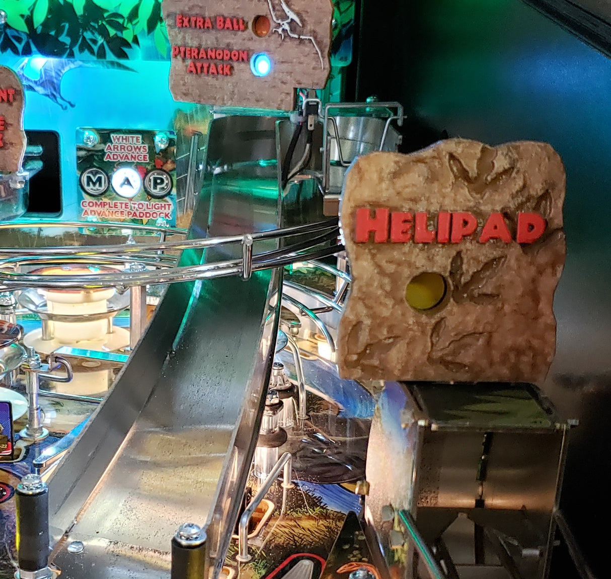 Jurassic Park Pinball Fossil Sign Cover Set