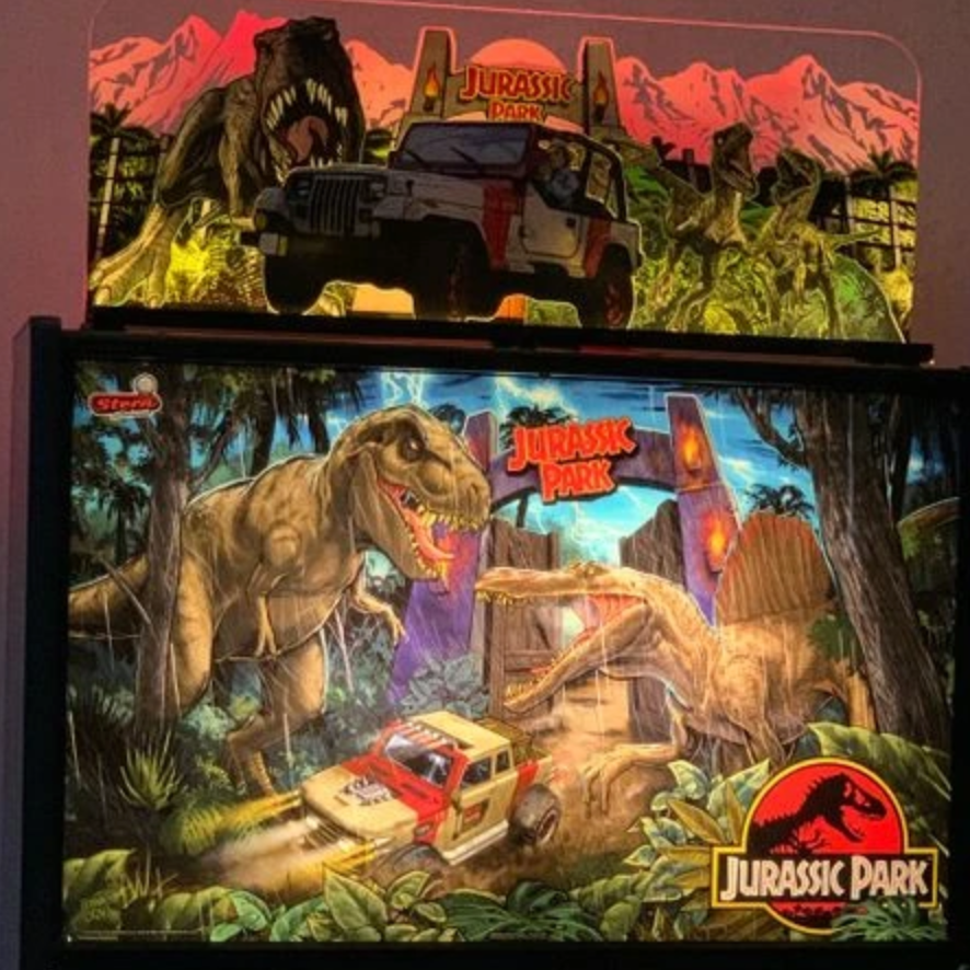 Jurassic Park Pinball Topper- Stern