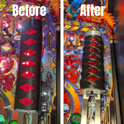 Deadpool Pinball Katana Handle