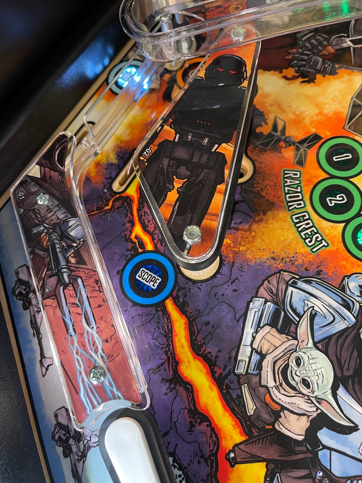 Mandalorian Pinball Plastic Protectors