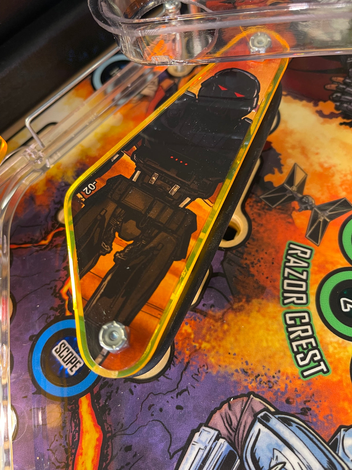 Mandalorian Pinball Plastic Protectors